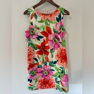 Jessica Howard Flower mini dress size 10 Petite, gently used
